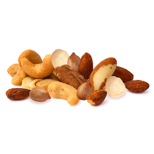 Azar Aza 50% Peanut Oil Roasted Salted Nuts Mix, 2 Pounds, 3 Per Case